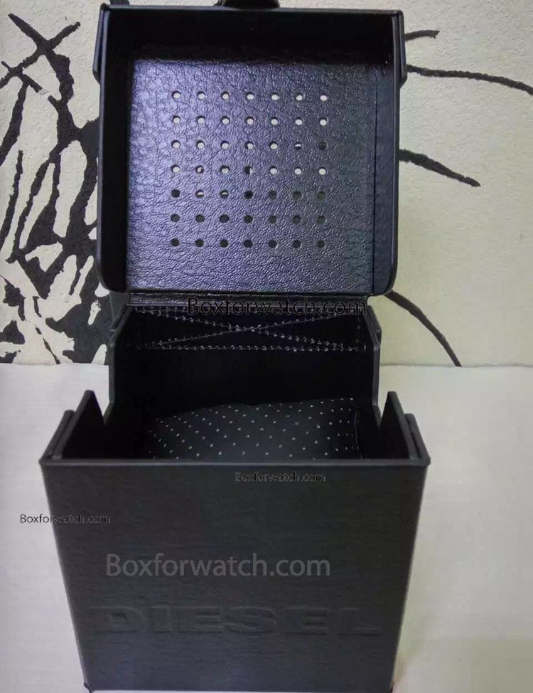 DIESEL Replica Watch Box - Solid Black - AAA Quality